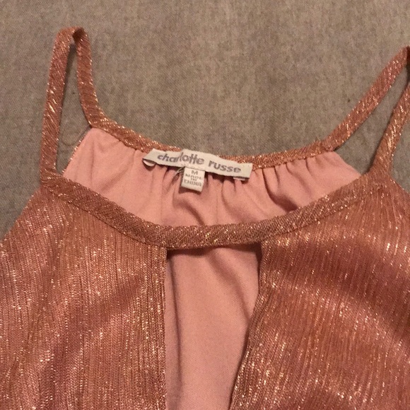 Pink Mock Neck Dress - Picture 3 of 4
